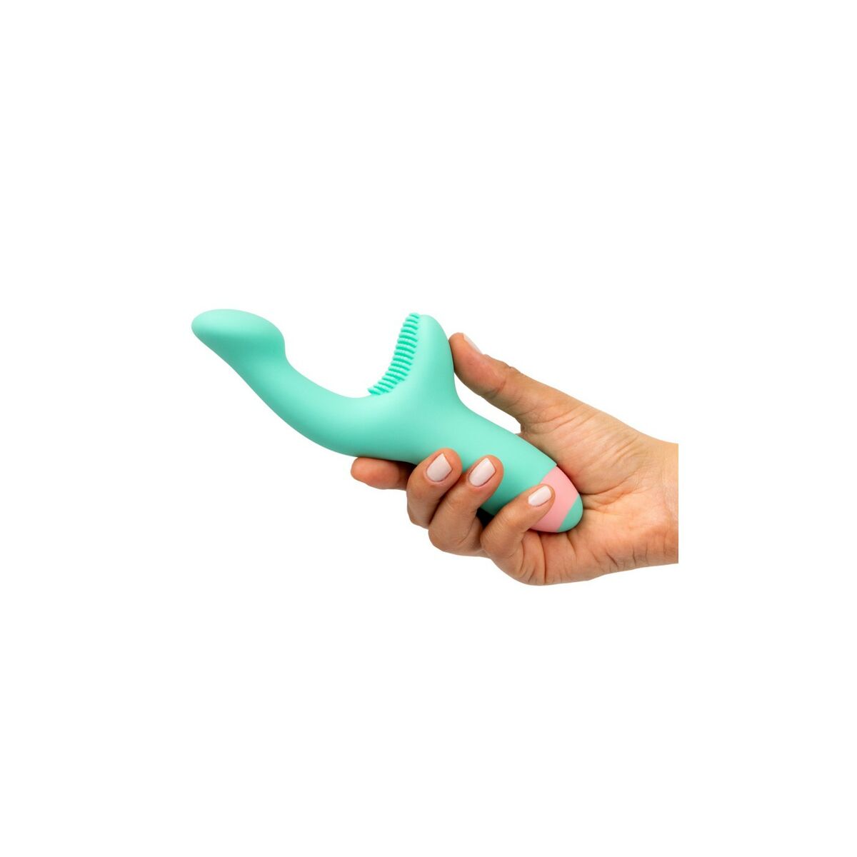 Vibrador Dupla Estimulação Diversual Verde Claro